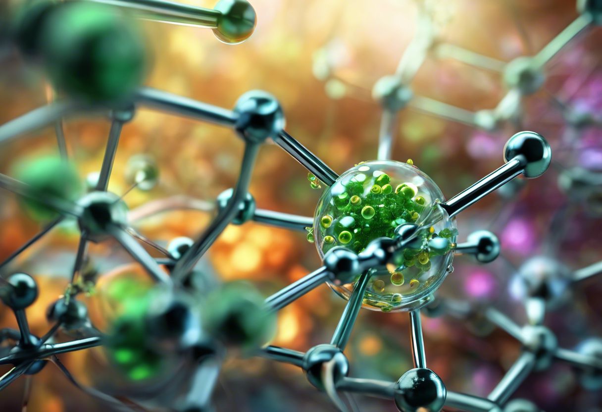 Detailed illustration of THC-JD molecular structure with laboratory equipment. Detailed illustration of THC-JD molecular structure with laboratory equipment.